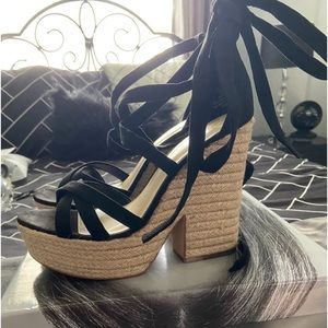 JLO platform Espadrille sandal